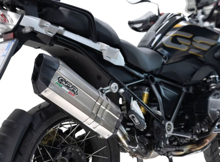 Slip-on exhaust GPR HYPER SONIC E4.BM.99.HYSOTIT Brushed Titanium including removable db killer and link pipe [5]