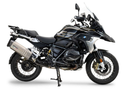 Slip-on exhaust GPR HYPER SONIC E4.BM.99.HYSOTIT Brushed Titanium including removable db killer and link pipe [4]