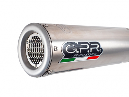 Slip-on exhaust GPR M3 A.20.M3.INOX Brushed Stainless steel including removable db killer and link pipe [4]