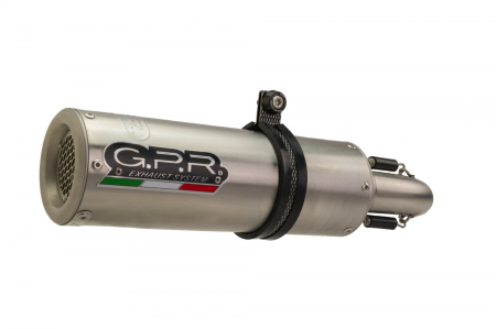 Slip-on exhaust GPR M3 Y.200.1.RACE.M3.INOX Brushed Stainless steel including link pipe [1]