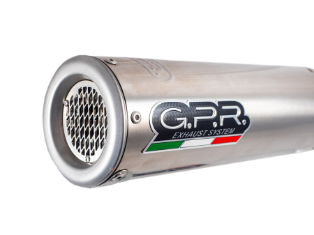 Slip-on exhaust GPR M3 Y.200.1.RACE.M3.INOX Brushed Stainless steel including link pipe [4]