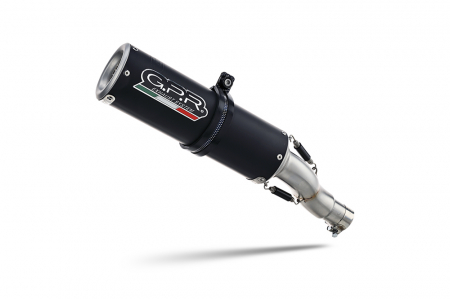 Slip-on exhaust GPR M3 E5.D.137.3.CAT.M3.BT Matte Black including removable db killer, link pipe and catalyst [1]