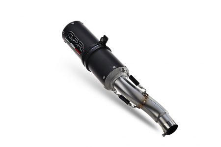 Slip-on exhaust GPR M3 E5.D.137.3.CAT.M3.BT Matte Black including removable db killer, link pipe and catalyst [2]