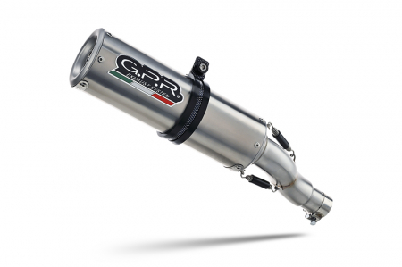 Slip-on exhaust GPR M3 E5.D.137.3.CAT.M3.INOX Brushed Stainless steel including removable db killer, link pipe and catalyst [2]