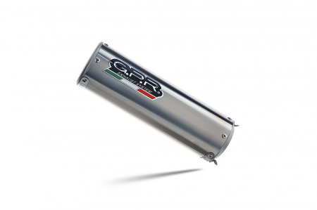 Slip-on exhaust GPR M3 E5.D.137.3.CAT.M3.INOX Brushed Stainless steel including removable db killer, link pipe and catalyst [1]