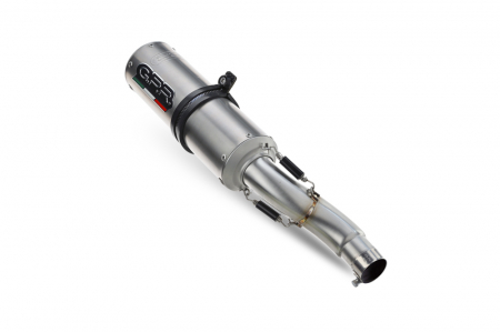 Slip-on exhaust GPR M3 E5.D.137.3.CAT.M3.TN Brushed Titanium including removable db killer, link pipe and catalyst [2]