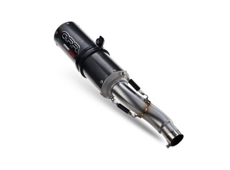 Slip-on exhaust GPR M3 HU.59.M3.BT Matte Black including removable db killer and link pipe [4]