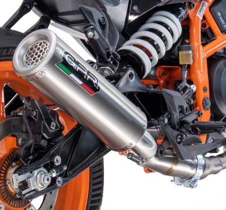 Slip-on exhaust GPR M3 HU.59.M3.INOX Brushed Stainless steel including removable db killer and link pipe [6]
