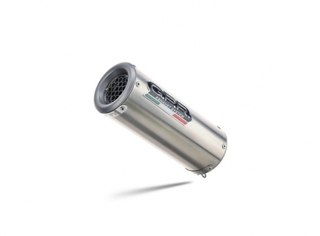 Piese moto - Slip-on exhaust GPR M3 INOX E4.H.254.1.M3.INOX Brushed Stainless steel including removable db killer and link pipe