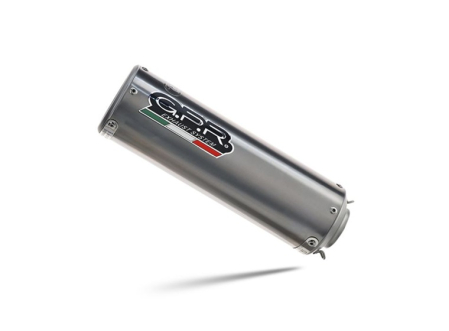 Slip-on exhaust GPR M3 TITANIUM NATURAL E5.BM.107.1.M3.TN Brushed Titanium including removable db killer and link pipe [2]