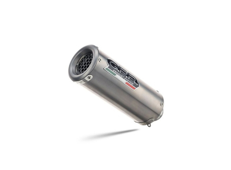 Piese moto - Slip-on exhaust GPR M3 TITANIUM NATURAL HON.262.1.M3.TN Brushed Titanium including removable db killer and link pipe