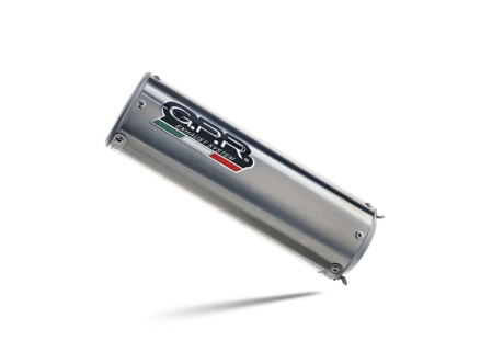 Slip-on exhaust GPR M3 VO.2.1.RACE.M3.INOX Brushed Stainless steel including link pipe [1]