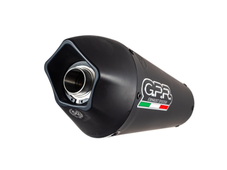 Slip-on exhaust GPR NEW GRAND PRIX EVO BLACK TITANIUM BMW.73.GPAN.BLT Titanium Matte Black including removable db killer and link pipe [3]