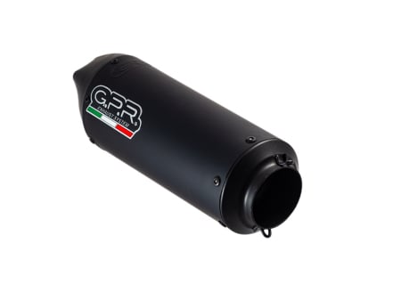 Slip-on exhaust GPR NEW GRAND PRIX EVO BLACK TITANIUM SCOM.204.GPAN.BLT Titanium Matte Black including removable db killer and link pipe [6]