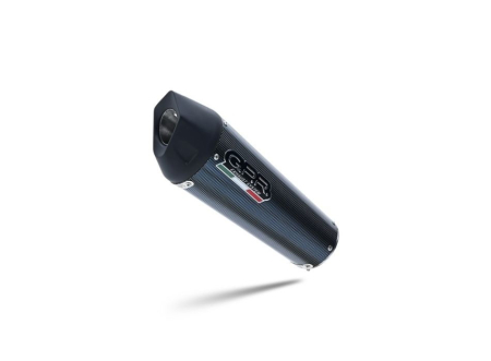 Piese moto - Slip-on exhaust GPR NEW GRAND PRIX EVO POPPY MV.11.GPAN.PO Carbon look including removable db killer and link pipe