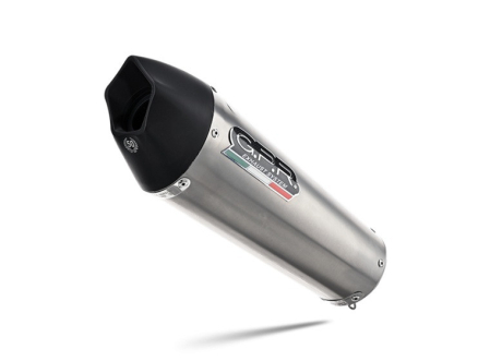 Piese moto - Slip-on exhaust GPR NEW GRAND PRIX EVO TITANIUM E4.KTM.76.1.GPAN.TO Brushed Titanium including removable db killer and link pipe