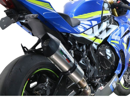 Slip-on exhaust GPR NEW GRAND PRIX EVO TITANIUM E4.S.198.GPAN.TO Brushed Titanium including removable db killer and link pipe [6]