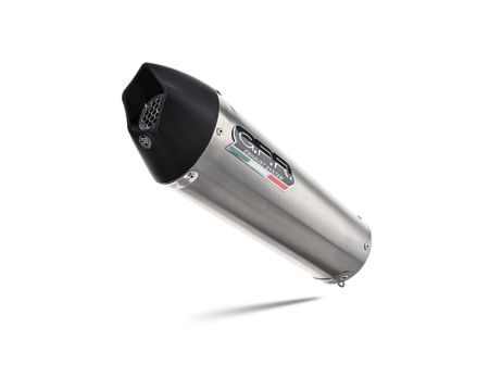 Piese moto - Slip-on exhaust GPR NEW GRAND PRIX EVO TITANIUM E4.S.198.GPAN.TO Brushed Titanium including removable db killer and link pipe
