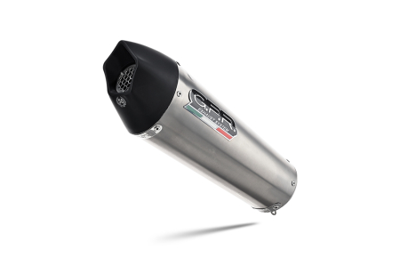 Slip-on exhaust GPR NEW GRAND PRIX EVO TITANIUM E5.D.137.3.CAT.GPAN.TO Brushed Titanium including removable db killer, link pipe and catalyst [2]