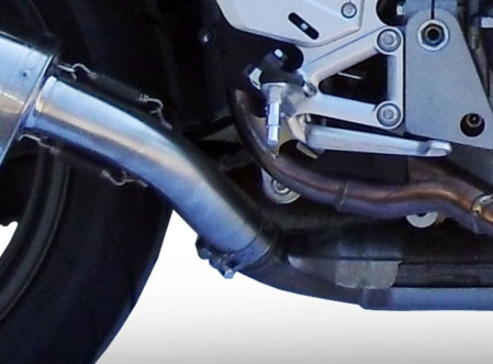 Slip-on exhaust GPR NEW GRAND PRIX EVO TITANIUM H.197.GPAN.TO Brushed Titanium including removable db killer and link pipe [7]