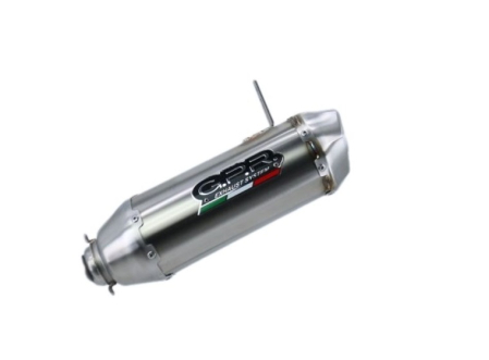 Slip-on exhaust GPR PENTACROSS INOX ATV.49.PENIO Brushed Stainless steel including removable db killer and link pipe [3]
