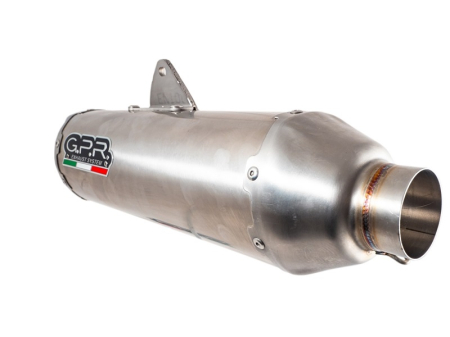Slip-on exhaust GPR Pentacross Inox PNT.MX.75.IO Brushed Stainless steel including link pipe [3]