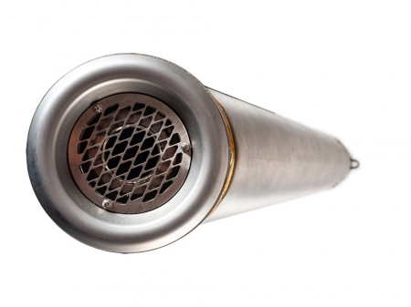Slip-on exhaust GPR POWERCONE EVO BMW.12.PCEV Brushed Stainless steel including removable db killer and link pipe [3]