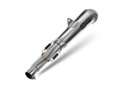 Slip-on exhaust GPR POWERCONE EVO E4.BM.101.1.PCEV Brushed Stainless steel including removable db killer and link pipe [3]