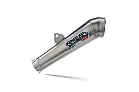Slip-on exhaust GPR POWERCONE EVO E4.BM.101.1.PCEV Brushed Stainless steel including removable db killer and link pipe [2]