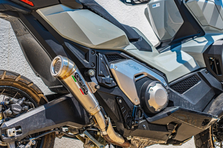Slip-on exhaust GPR POWERCONE EVO E4.H.245.PCEV Brushed Stainless steel including removable db killer and link pipe [4]