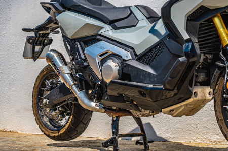 Slip-on exhaust GPR POWERCONE EVO E4.H.245.PCEV Brushed Stainless steel including removable db killer and link pipe [5]