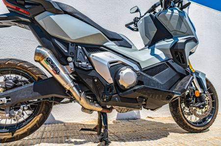 Slip-on exhaust GPR POWERCONE EVO E4.H.245.PCEV Brushed Stainless steel including removable db killer and link pipe [6]