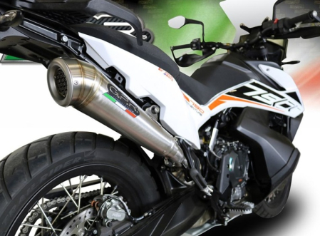 Slip-on exhaust GPR POWERCONE EVO E5.KT.108.1.PCEV Brushed Stainless steel including removable db killer and link pipe [7]