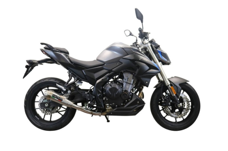 Slip-on exhaust GPR POWERCONE EVO E5.VO.2.1.PCEV Brushed Stainless steel including removable db killer and link pipe [6]