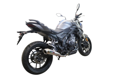 Slip-on exhaust GPR POWERCONE EVO E5.VO.2.1.PCEV Brushed Stainless steel including removable db killer and link pipe [7]