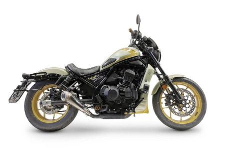 Slip-on exhaust GPR POWERCONE EVO H.267.PCEV Brushed Stainless steel including removable db killer and link pipe [6]