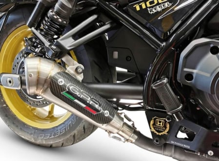 Slip-on exhaust GPR POWERCONE EVO H.267.PCEV Brushed Stainless steel including removable db killer and link pipe [7]