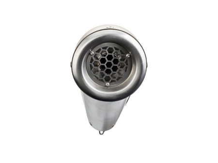 Slip-on exhaust GPR POWERCONE EVO H.267.PCEV Brushed Stainless steel including removable db killer and link pipe [4]