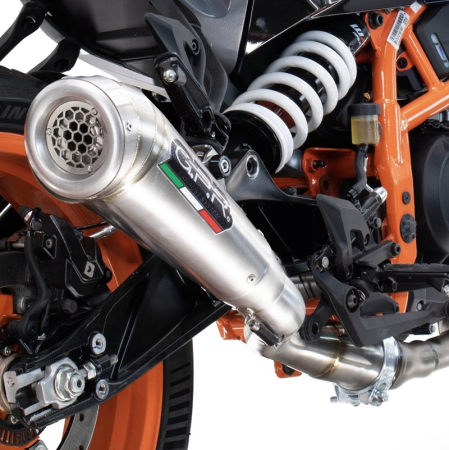 Slip-on exhaust GPR POWERCONE EVO HU.59.4.PCEV Brushed Stainless steel including removable db killer and link pipe [5]
