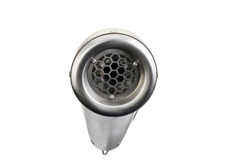 Slip-on exhaust GPR POWERCONE EVO KT.105.2.PCEV Brushed Stainless steel including removable db killer and link pipe [4]