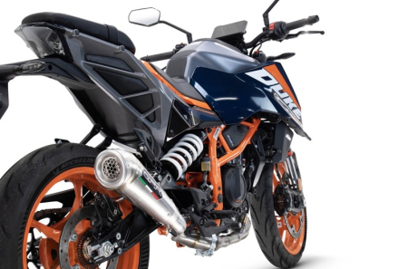 Slip-on exhaust GPR POWERCONE EVO KT.109.2.PCEV Brushed Stainless steel including removable db killer and link pipe [7]