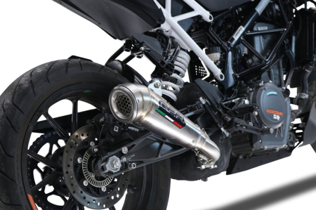 Slip-on exhaust GPR POWERCONE EVO KT.209.1.PCEV Brushed Stainless steel including removable db killer and link pipe [7]