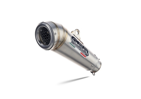 Piese moto - Slip-on exhaust GPR POWERCONE EVO KT.209.3PCEV Brushed Stainless steel including removable db killer and link pipe