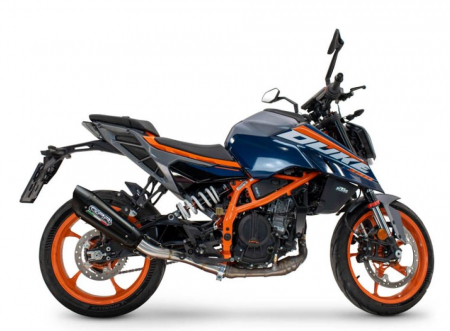 Slip-on exhaust GPR ROAD-STRADA KT.109.1.GPRBLTIT Titanium Matte Black including removable db killer and link pipe [1]