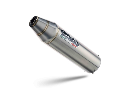 Piese moto - Slip-on exhaust GPR SATINOX ATV PO.5.2.SATATV Brushed Stainless steel including removable db killer and link pipe