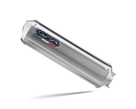 Slip-on exhaust GPR SATINOX E5.BM.94.SAT Brushed Stainless steel including removable db killer and link pipe [2]