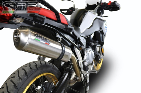 Slip-on exhaust GPR SATINOX E5.BM.94.SAT Brushed Stainless steel including removable db killer and link pipe [8]
