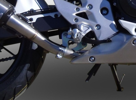 Slip-on exhaust GPR SATINOX H.243.SAT Brushed Stainless steel including removable db killer and link pipe [5]