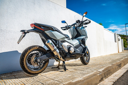 Slip-on exhaust GPR SATINOX HON.269.SAT Brushed Stainless steel including removable db killer and link pipe [2]