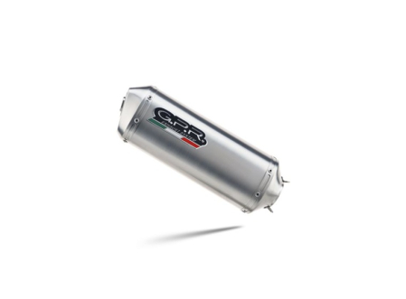 Slip-on exhaust GPR SATINOX HON.262.1.SAT Brushed Stainless steel including removable db killer and link pipe [2]